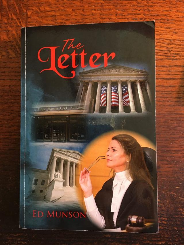 The cover of the 2021 book “The Letter” by Ed Munson. (Courtesy of John Moorlach)
