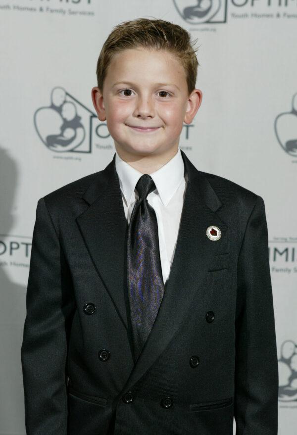 Actor Austin Majors poses at The 7th Annual Mentor Awards Gala benefiting Optimist Youth Homes & Family Services at the Biltmore Hotel in Los Angeles, California, October 29, 2003. (Carlo Allegri/Getty Images)
