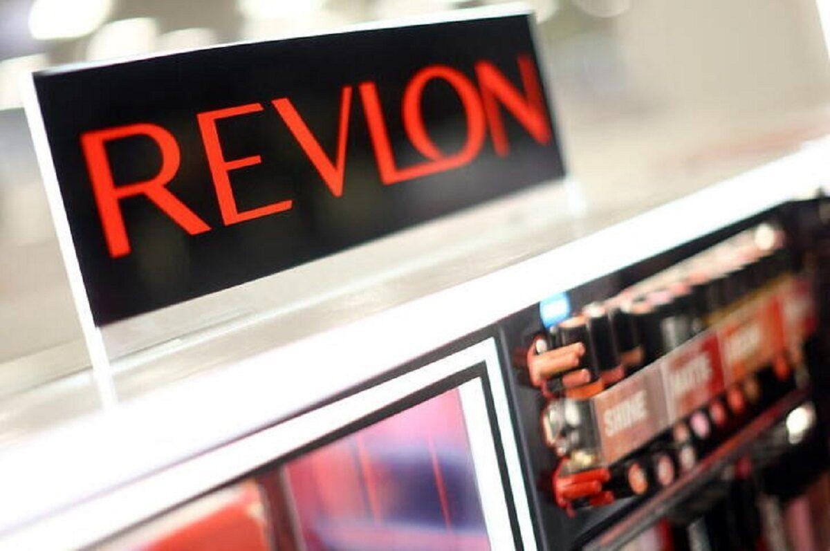 Revlon signage in a Boots store in London on June 16, 2022. (Hannah McKay/Reuters)