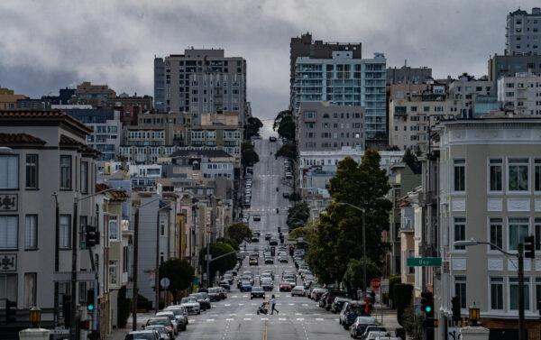 San Francisco on Feb. 23, 2023. (John Fredricks/The Epoch Times)