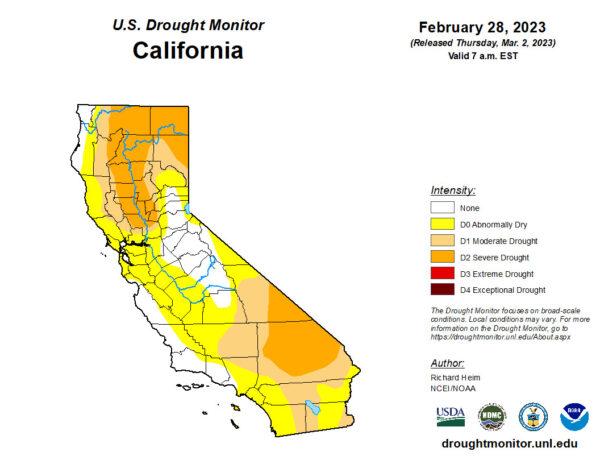 (Courtesy of the U.S. Drought Monitor)