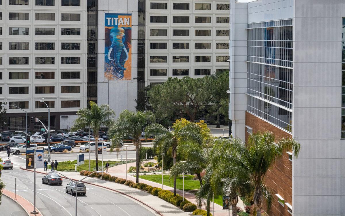 California State University Fullerton in Fullerton, Calif., on March 8, 2023. (John Fredricks/The Epoch Times)