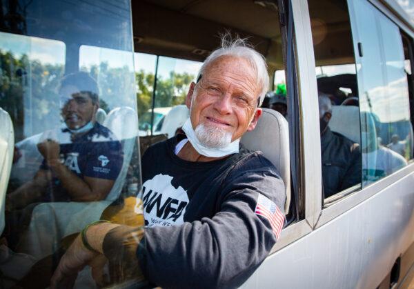 Water Wells for Africa founder Kurt Dahlin in Southern Malawi on June 28, 2021. (John Fredricks/The Epoch Times)