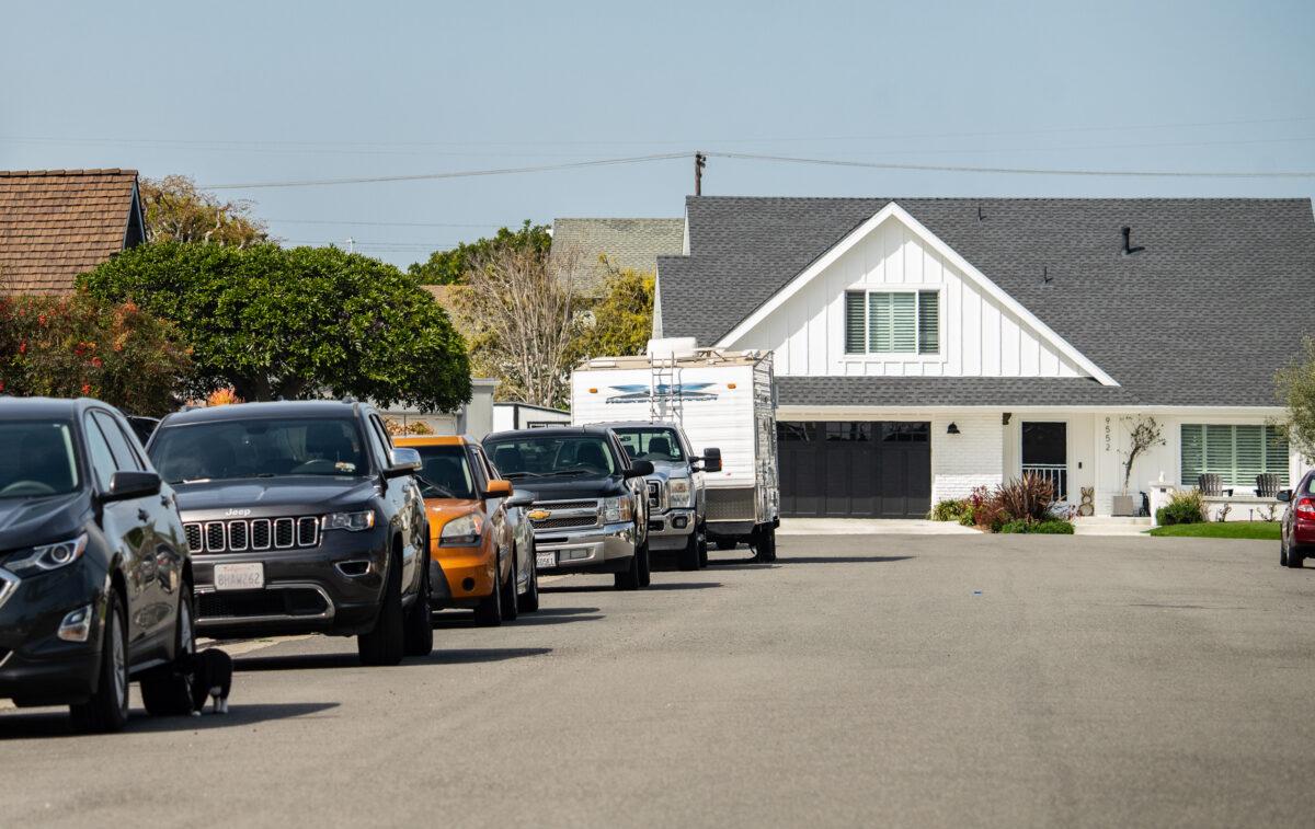Housing in Huntington Beach, Calif., on March 17, 2023. (John Fredricks/The Epoch Times)