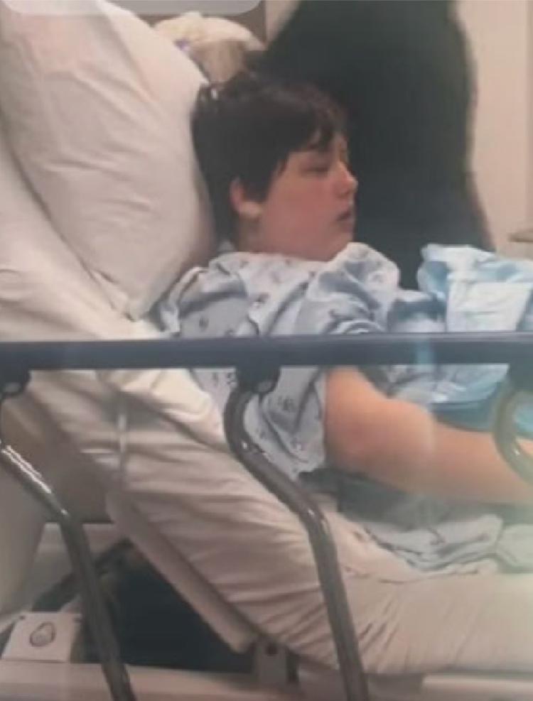 Layla Jane after her operation. (Courtesy of Dhillon Law Group)