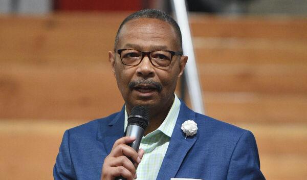 Assemblyman Reggie Jones-Sawyer attends the MedMen Red Jacket Preparation launch with Brotherhood Crusade in Culver City, Calif., on Nov. 7, 2019. (Joshua Blanchard/Getty Images for MedMen)
