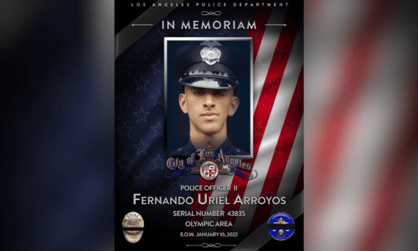 Fernando Arroyos. (Courtesy of Los Angeles Police Department)