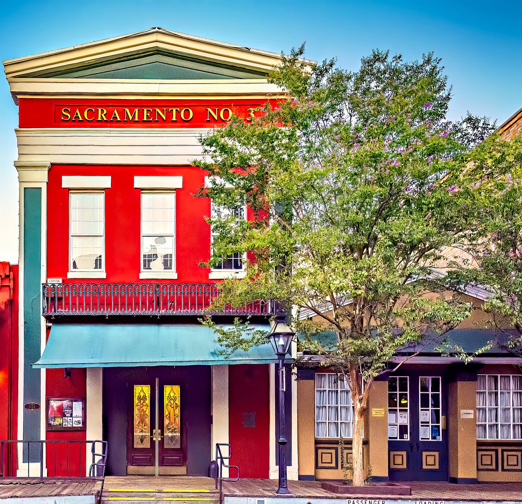 The historic district’s first renovated building was an 1853 firehouse converted into a restaurant in 1960. (Maria Coulson)