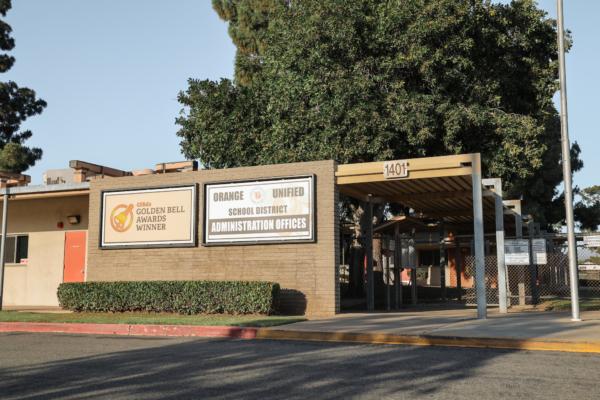 The Orange Unified School District administration offices in Orange, Calif., on June 21, 2023. (Julianne Foster/The Epoch Times)