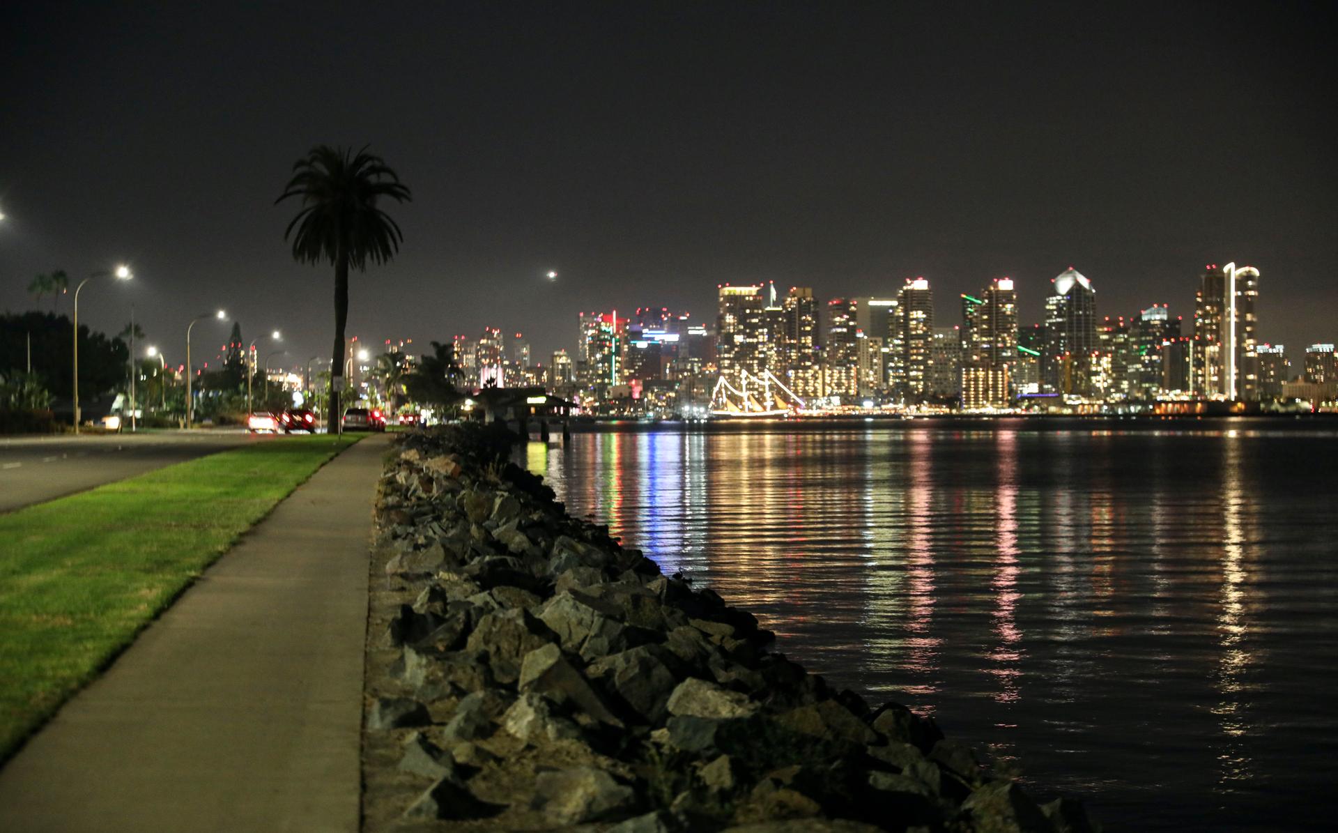 View of Downtown San Diego on Nov. 21, 2020. (Sandy Huffaker/Getty Images)