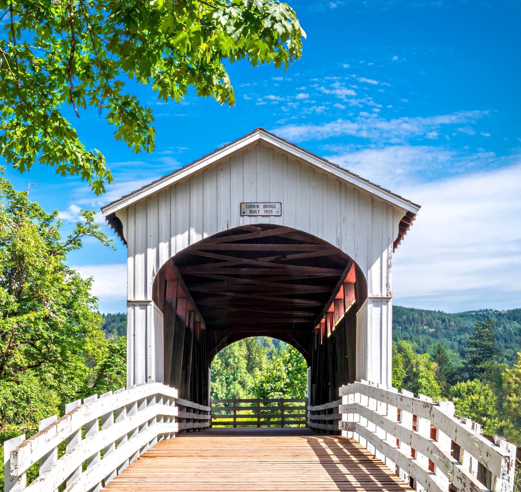 Currin Bridge is notable for its quirky barn appearance. (Maria Coulson)