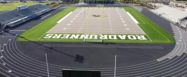 Saddleback High School's new football stadium in Santa Ana, Calif. (Courtesy of Edward Bustamante)