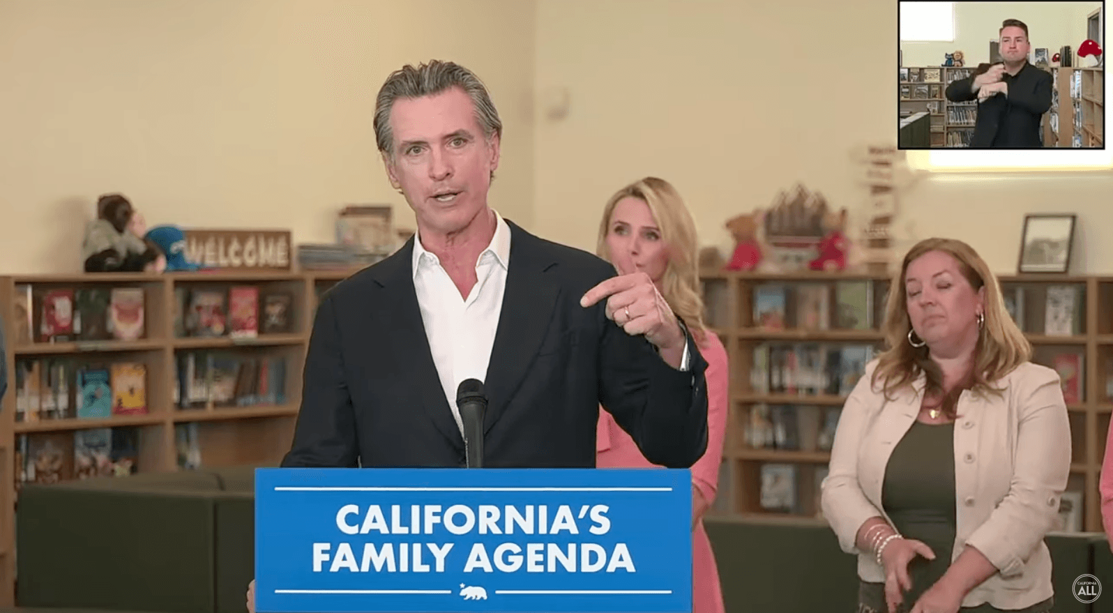 Newsom Touts ‘California Family Agenda,’ Addresses Local Districts’ Transgender Student Policy