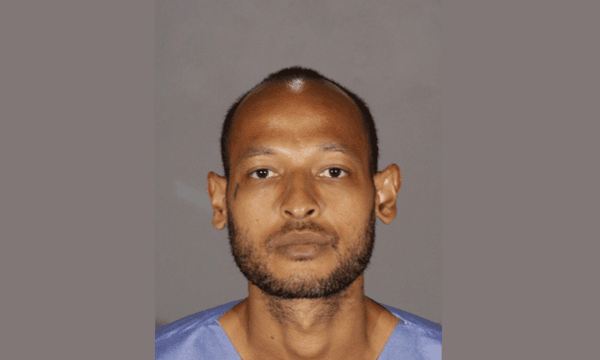 Calese Crowder, 37, of Glendale, Calif., was arrested on Aug. 17, 2023 by Glendale Police Department after failing to register as a sex offender. The Burbank Police Department suspects he may have been involved in stalking and sniffing women at the Barnes and Nobel Bookstore in Burbank in the previous week. (Courtesy of Glendale Police Department)