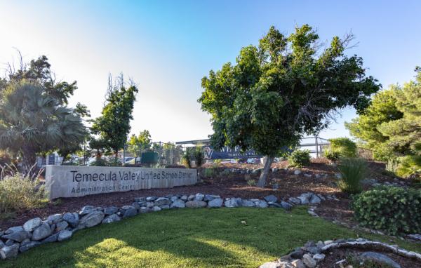 Temecula Valley Unified School District Administration Center in Temecula, Calif., on Aug. 22, 2023. (John Fredricks/The Epoch Times)