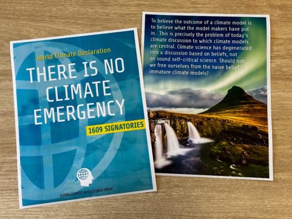 There were 1,609 scientists and informed professionals who signed the Global Climate Intelligence Group's “World Climate Declaration.” (The Epoch Times)