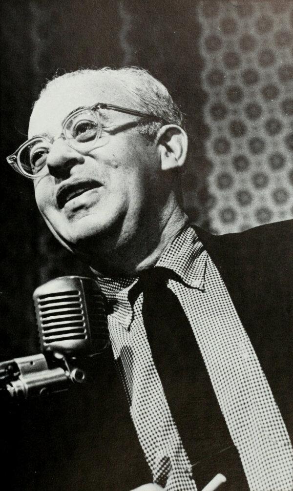 Saul Alinsky in a photograph published by the Associated Students of the University of California, Southern Branch. (Public Domain)