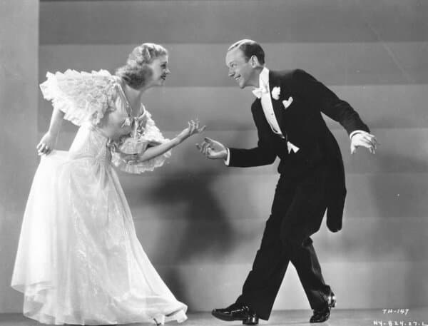 Ginger Rogers and Fred Astaire, in "Top Hat." (RKO Radio Pictures)