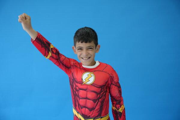 A child wears new hearing aids. (Courtesy of 3DP4ME)