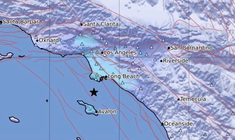 4.1 Magnitude Earthquake Strikes Off Coast of Rancho Palos Verdes