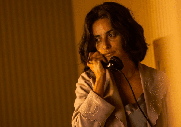 Laura Ferrari (Penélope Cruz) covers for her philandering husband, in "Ferrari." (Neon)