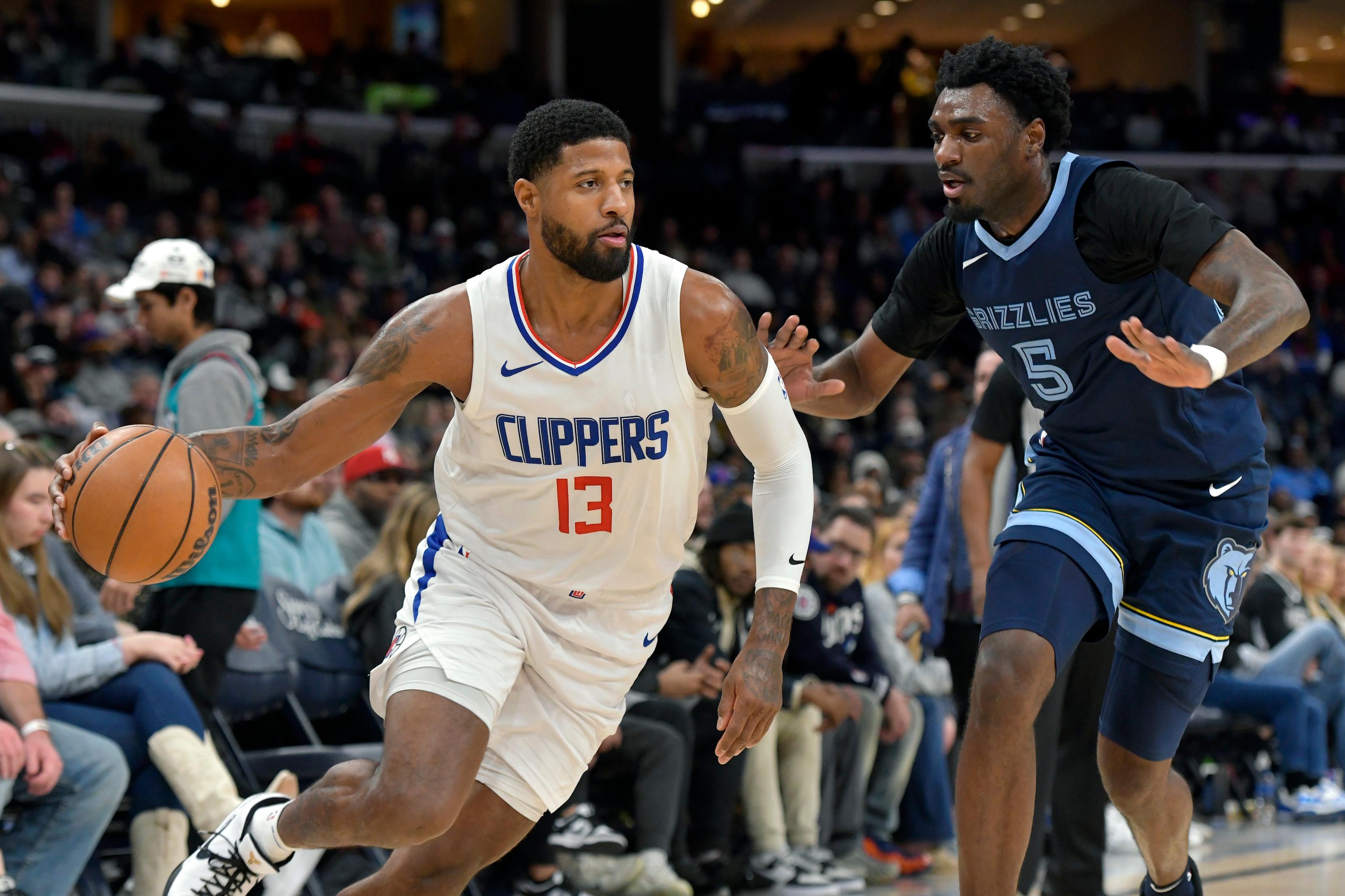 Paul George Scores 37 Points as Clippers Rout Undermanned Grizzlies