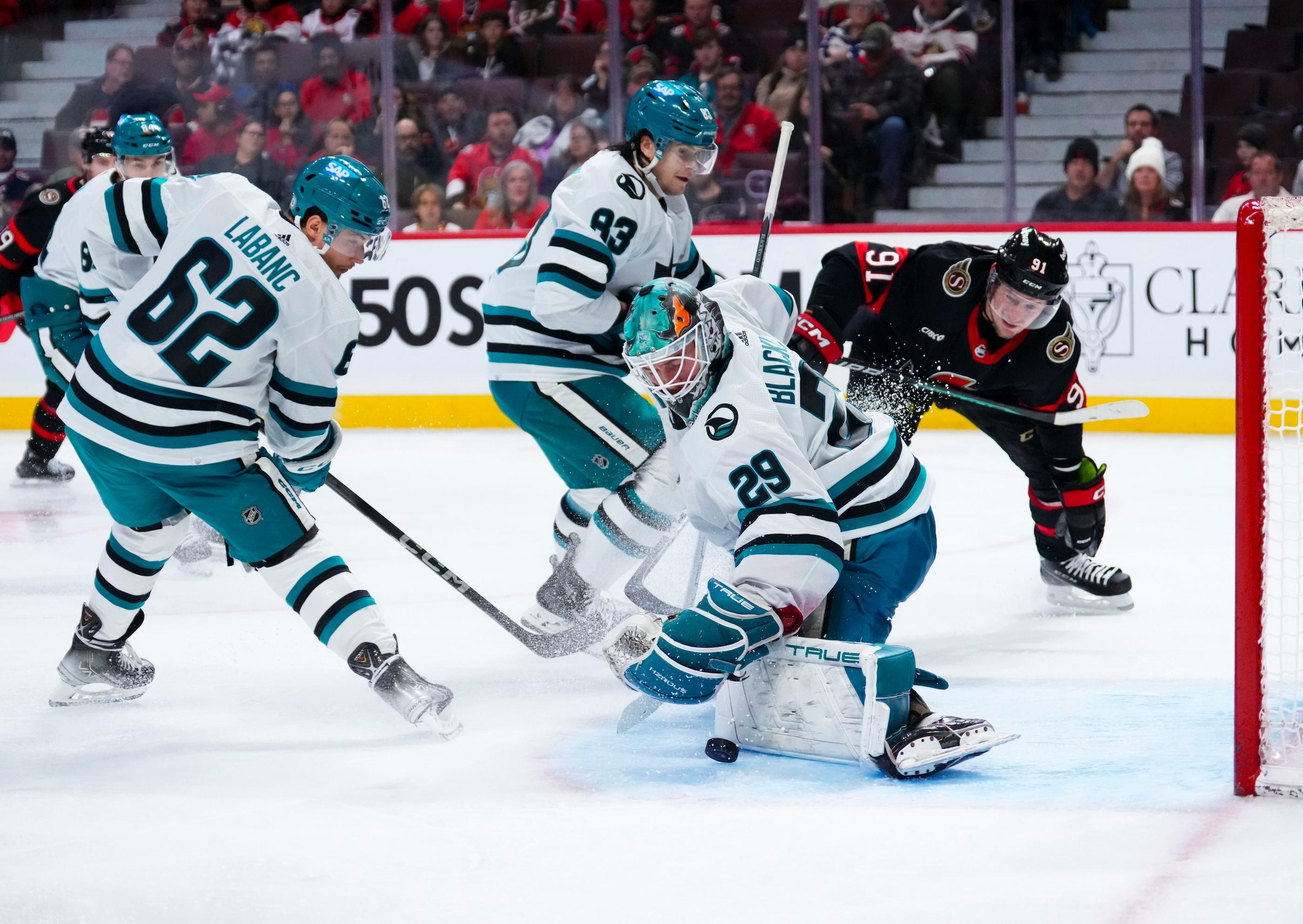 Tarasenko Scores With 5 Seconds Remaining in the Third to Give Senators a 5–4 Victory Over Sharks