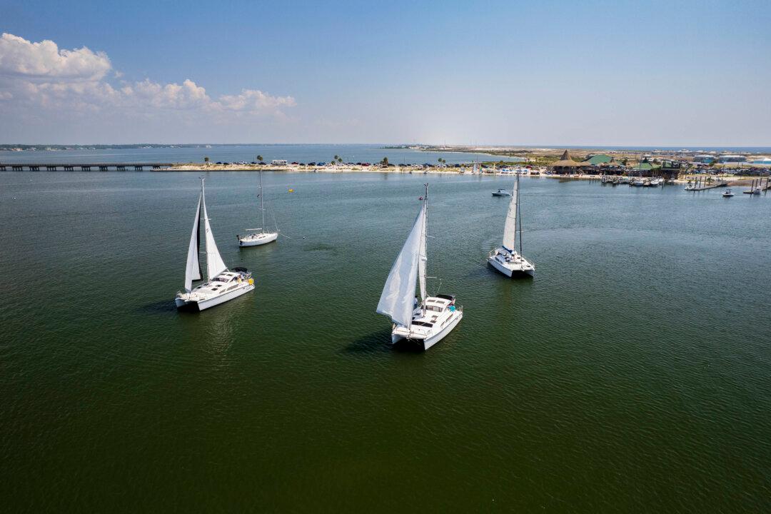 Outdoor activities include tubing on the Blackwater River and watching sailboat regattas. (Courtesy of Santa Rosa County Tourist Development Office)