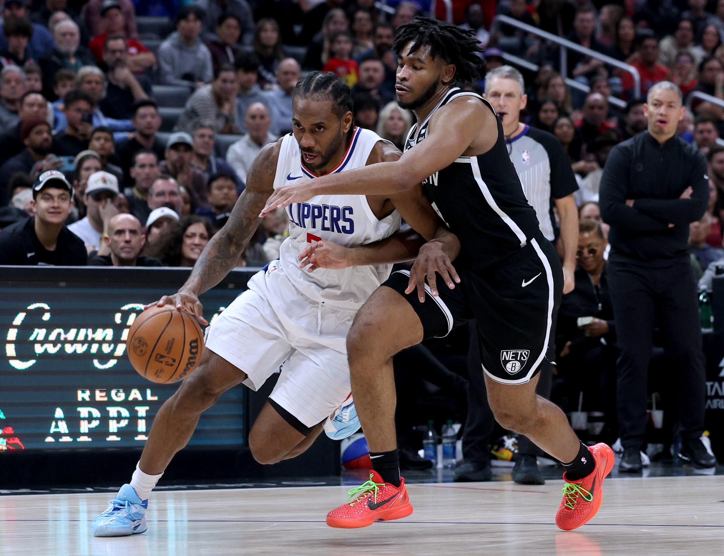 Leonard Scores 14 Points in 5 Minutes, Clippers Overcome 18-point Deficit to Stun Nets 125–114