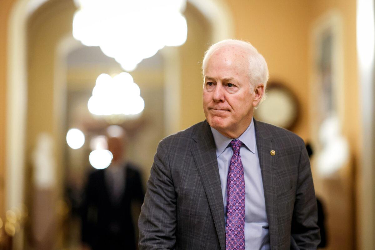 Sen. John Cornyn (R-Texas) in Washington on Dec. 5, 2022. (Anna Moneymaker/Getty Images)