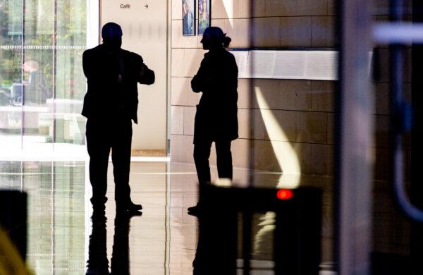 People utilize court services in Los Angeles. Calif., on Jan. 11, 2024. (John Fredricks/The Epoch Times)