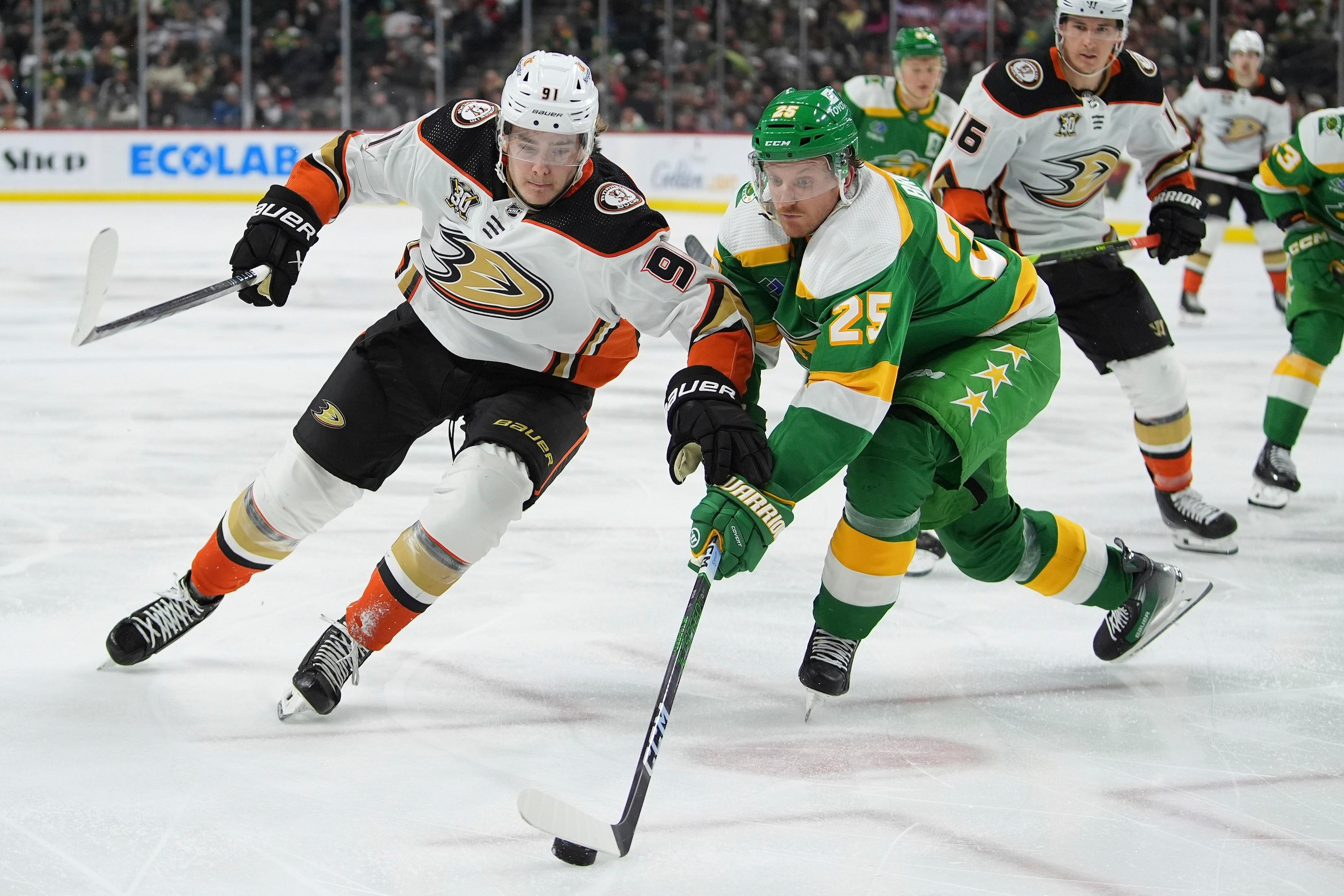 Troy Terry Scores 2 in Ducks Rally Over Wild 3–2