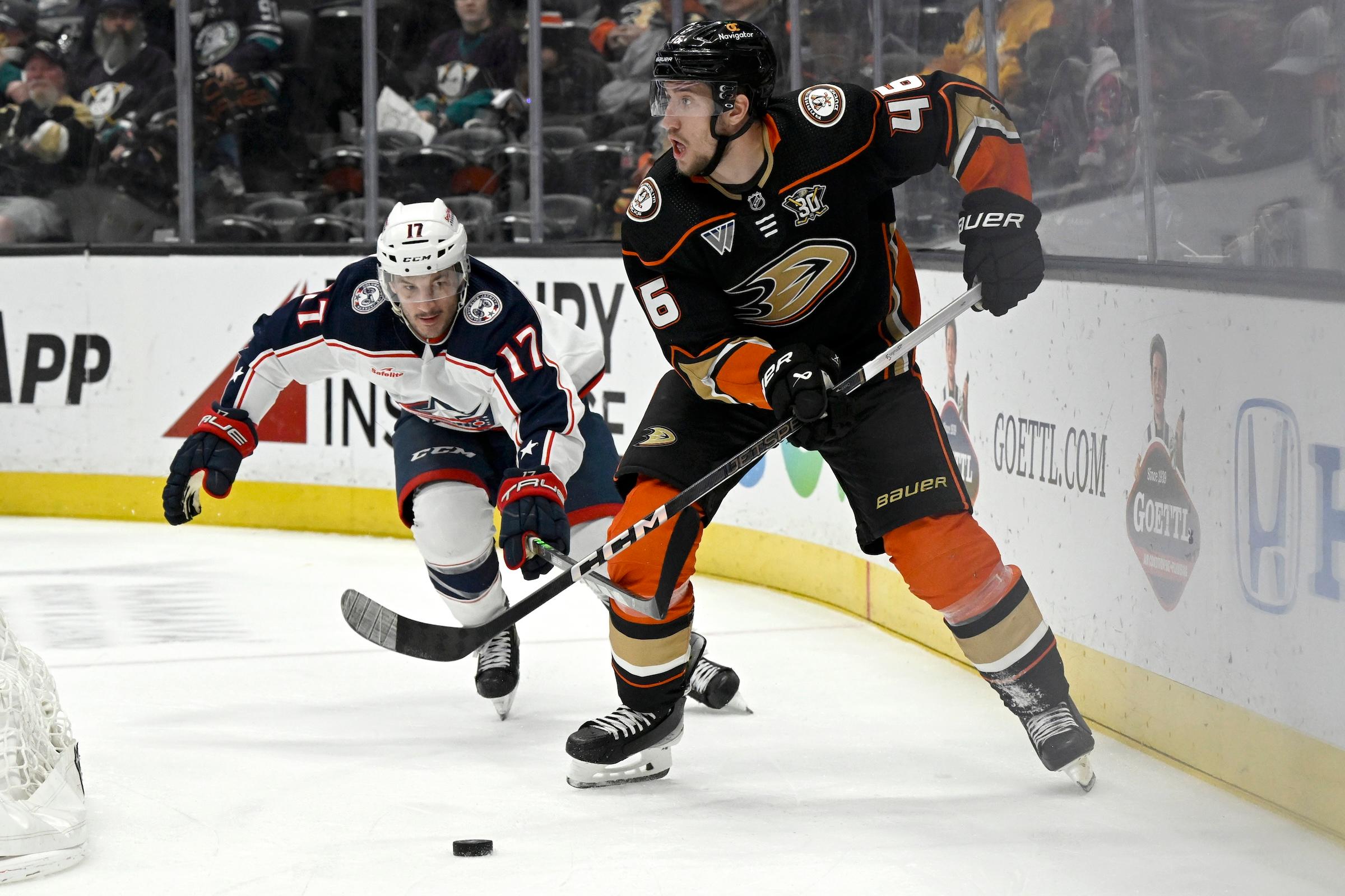 Blue Jackets Blow a 4-goal Lead, Rally to Beat the Anaheim Ducks 7–4