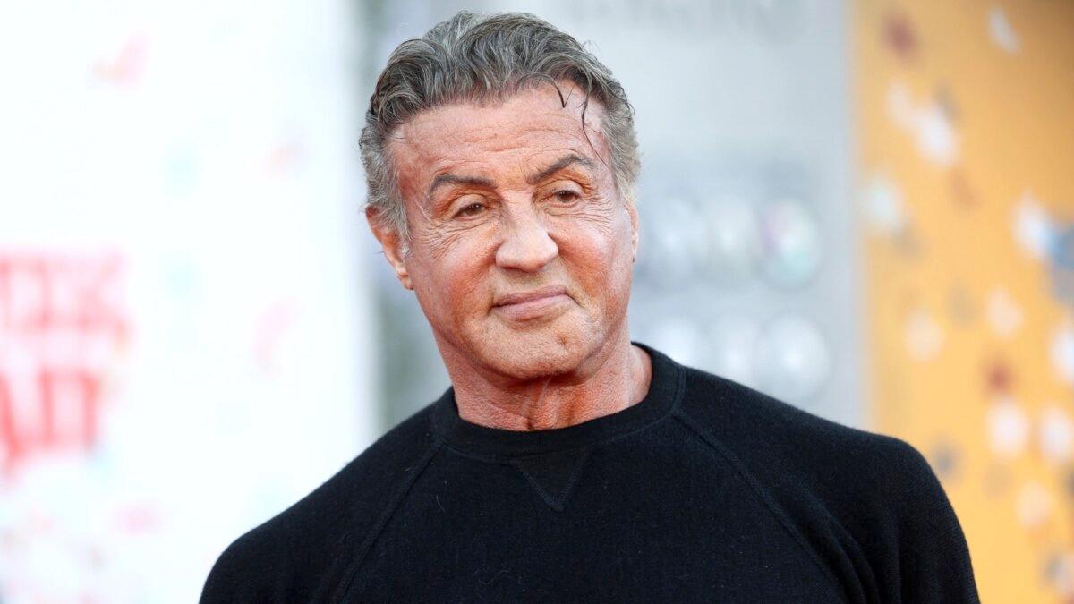 Sylvester Stallone attends the Warner Bros. premiere of "The Suicide Squad" at Regency Village Theatre in Los Angeles on Aug. 2, 2021. (Matt Winkelmeyer/Getty Images)