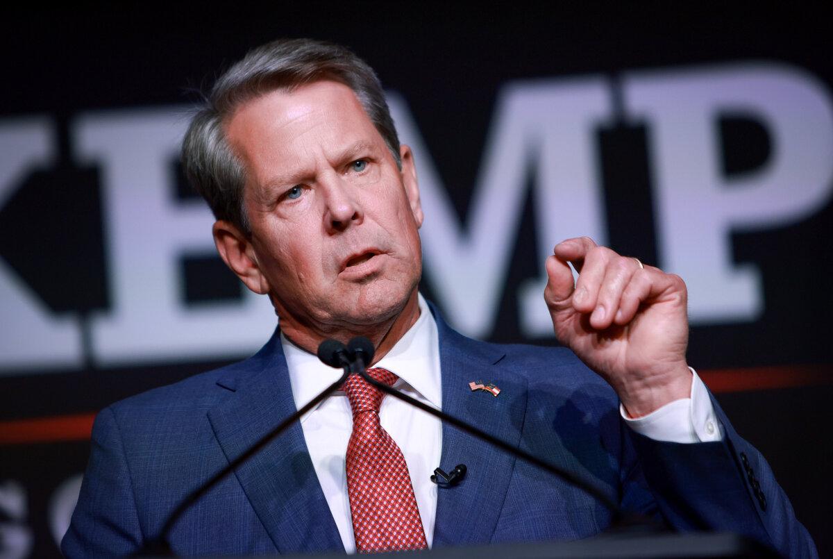 Georgia Gov. Brian Kemp in Atlanta, Ga., on May 24, 2022. (Joe Raedle/Getty Images)