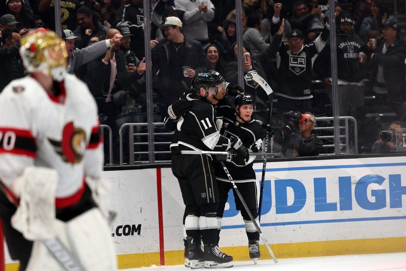 Kevin Fiala Lifts Kings Over Senators in Overtime