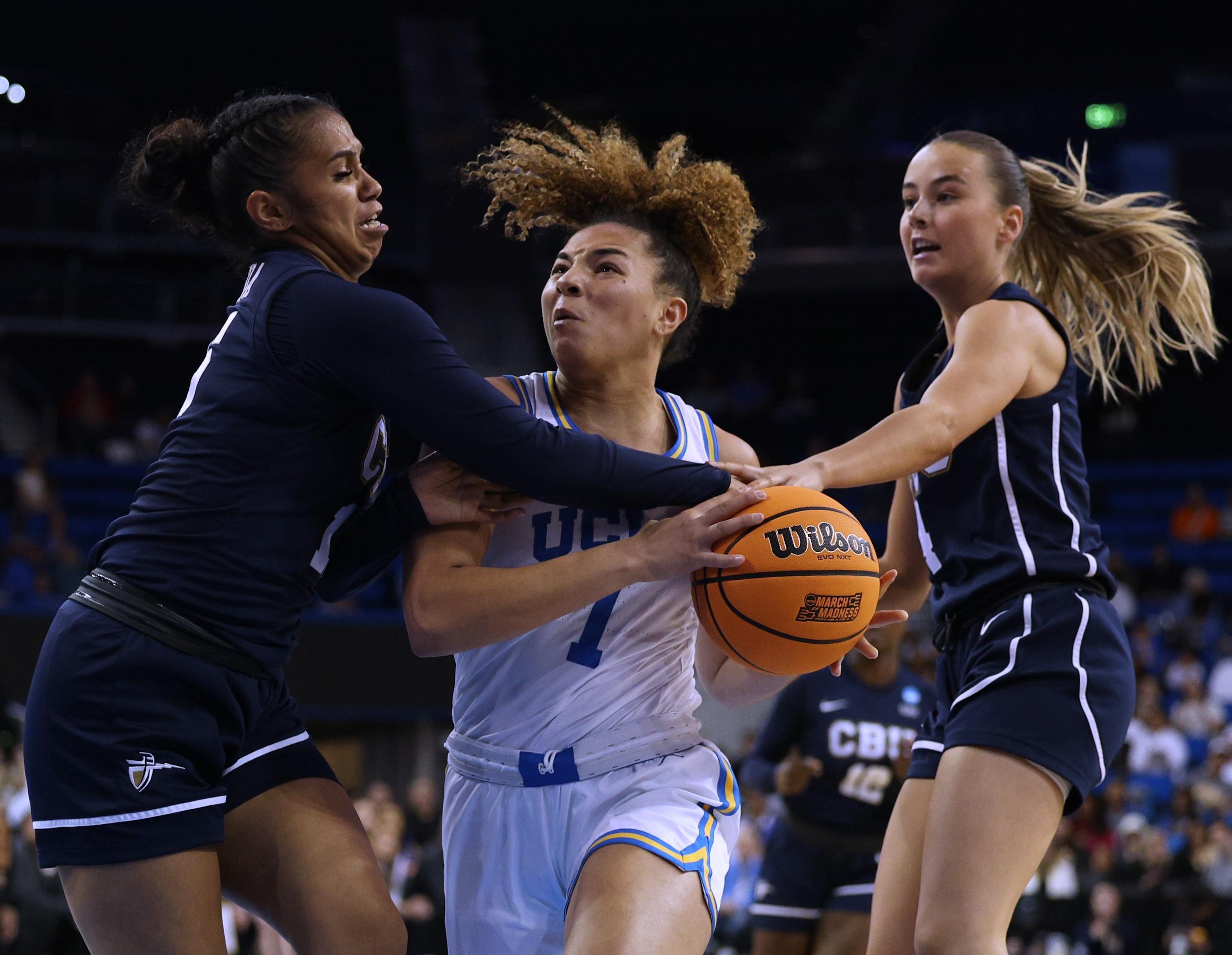 Kiki Rice, Gabriela Jaquez Propel UCLA Over California Baptist 84–55 in NCAA Tourney