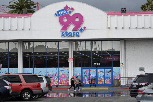 A 99 Cents Only store is seen in Los Angeles on April 5, 2024. (Robyn Beck/AFP via Getty Images)