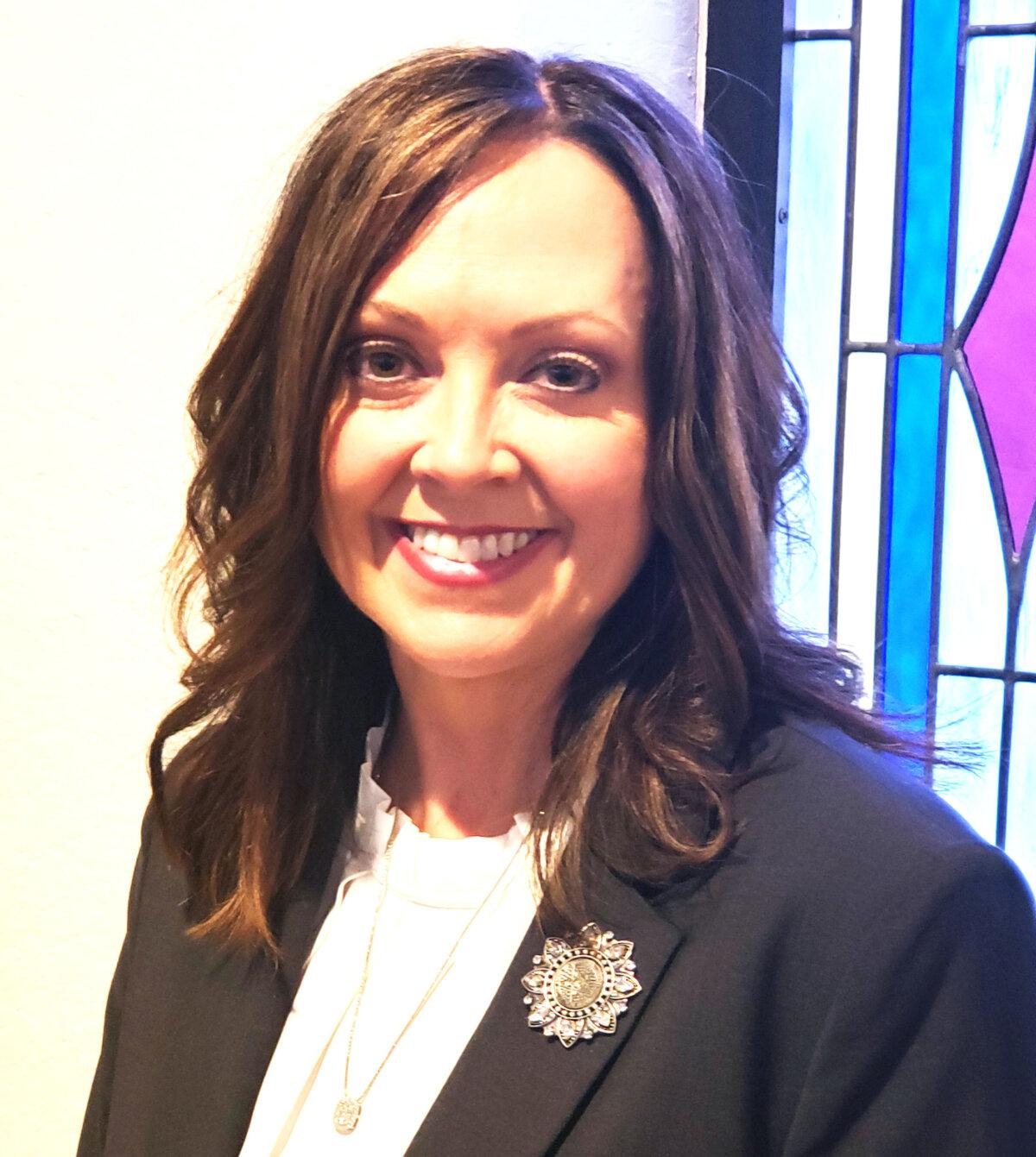 Oklahoma State Auditor and Inspector Cindy Byrd at a political gathering in Durant, Oklahoma, on April 4, 2024. (Michael Clements/The Epoch Times)