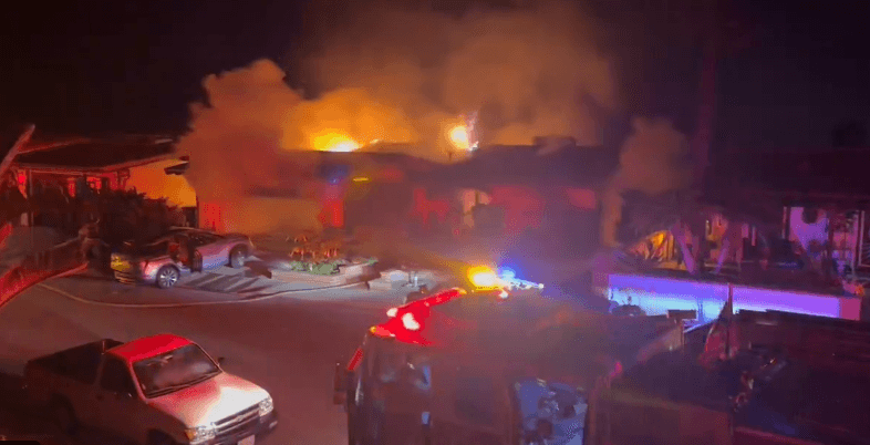 Person Detained After House Fire at San Clemente Home