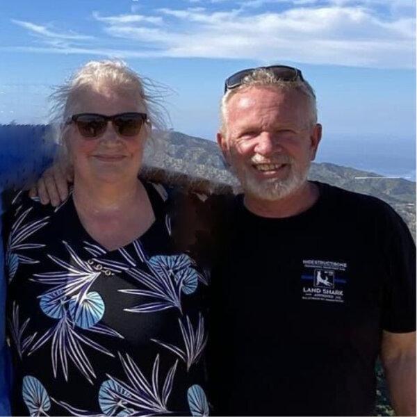 Cherie and Curtis Falwell, owners of Bulletproof Pet Products in Brentwood, Calif. (Courtesy of Cherie Falwell)