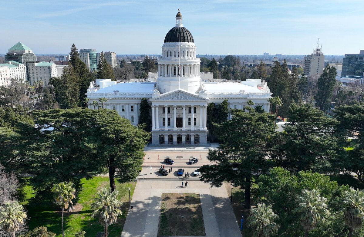 The California State Capitol in Sacramento on Feb. 1, 2023. (Justin Sullivan/Getty Images)