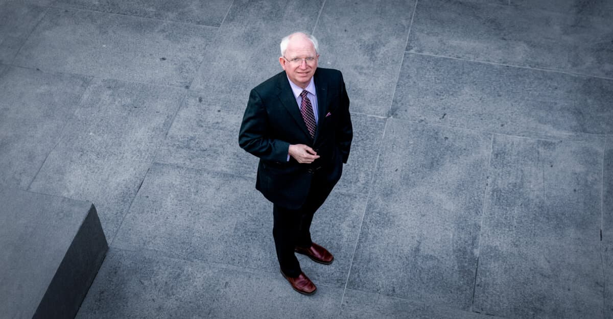 Constitutional scholar John Eastman in Los Angeles on April 5, 2024. (John Fredricks/The Epoch Times)