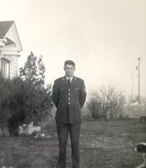 Mr. Lane served as Staff Sergeant in the U.S. Air National Guard, in 1953. (Provided by the Lane family)