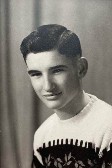 Mr. Lane during his high school days in Meridian, Idaho, in 1950. (Provided by the Lane family)