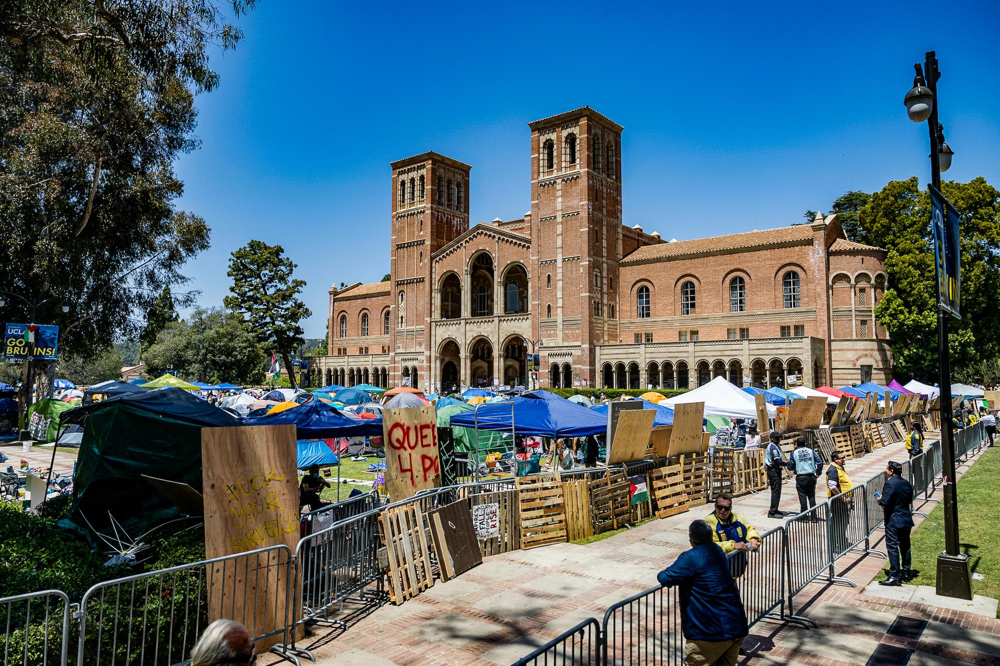 Jewish Students File Suit Against UCLA Over Pro-Palestinian Encampment