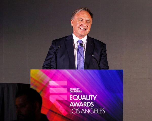California state Assemblyman Rick Chavez Zbur speaks on stage at the Los Angeles Equality Awards in Los Angeles on Oct. 14, 2023. (Rich Polk/Getty Images for Equality California)