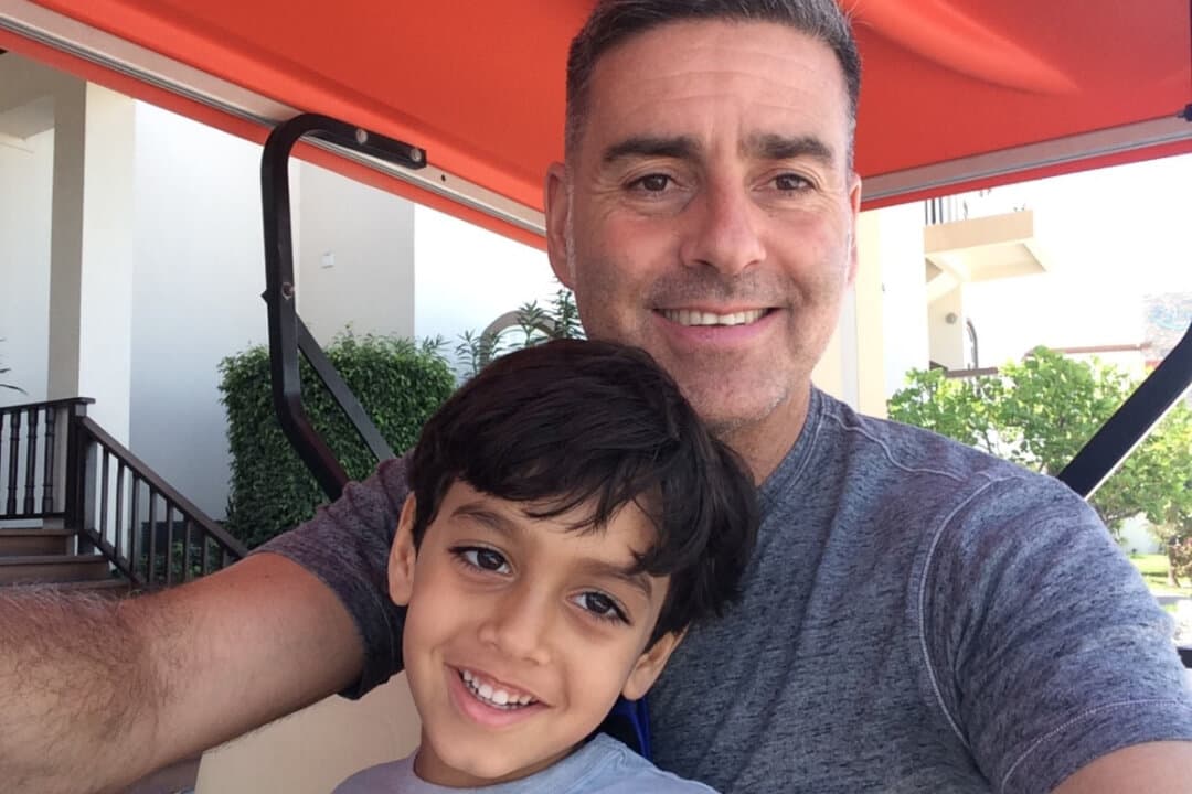 Conor Howie and his father Chris Howie. (Courtesy of Chris Howie)