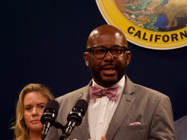 Assemblyman Mike Gipson said Assembly Bill 2208 "creates a new trajectory" for the state. (Travis Gillmore/The Epoch Times)