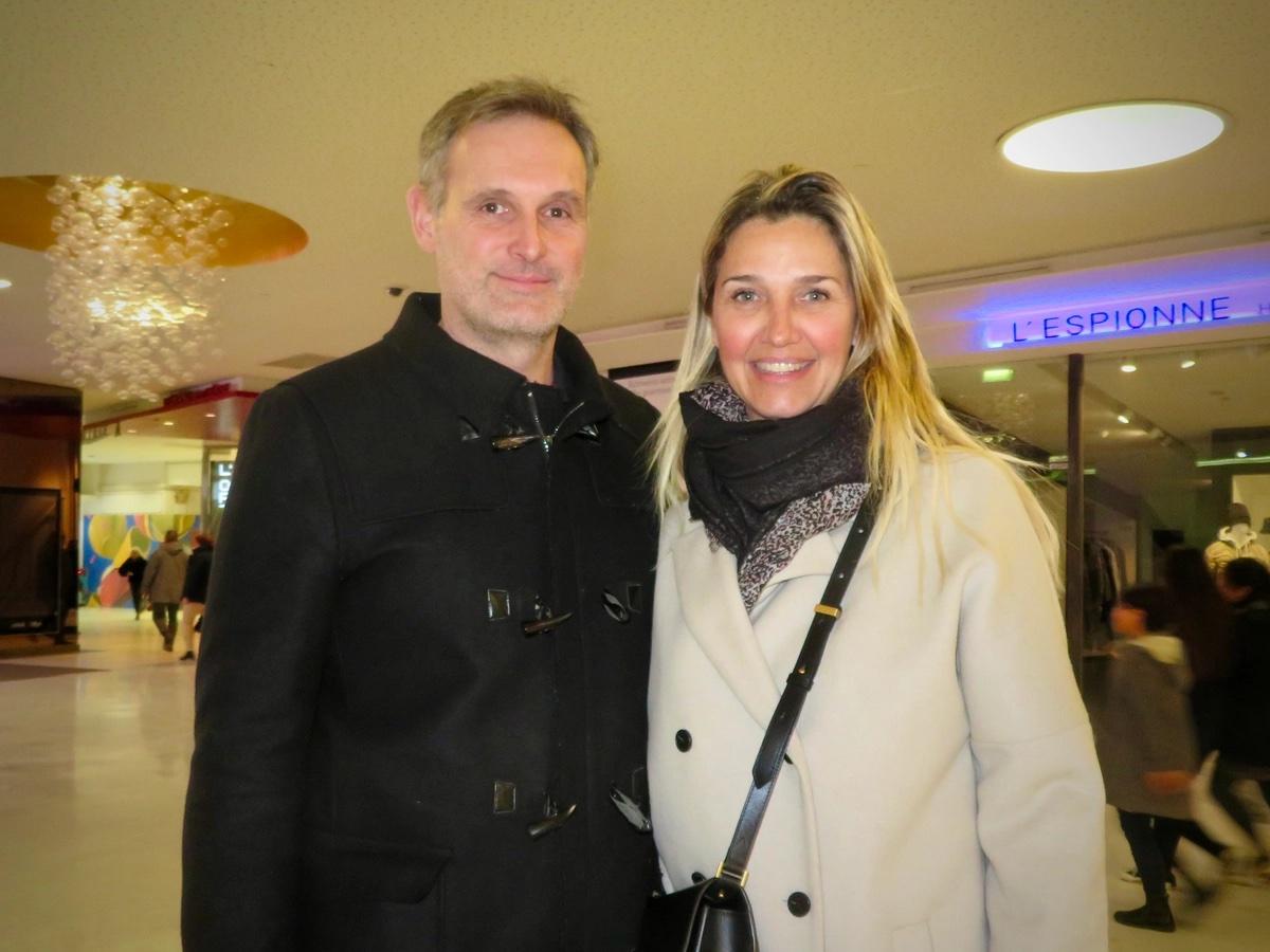 Karine and Fred Havas enjoyed Shen Yun's evening performance at the Palais des Congress de Paris in Paris, France, on Feb. 27, 2024. (Ying Wu/The Epoch Times)